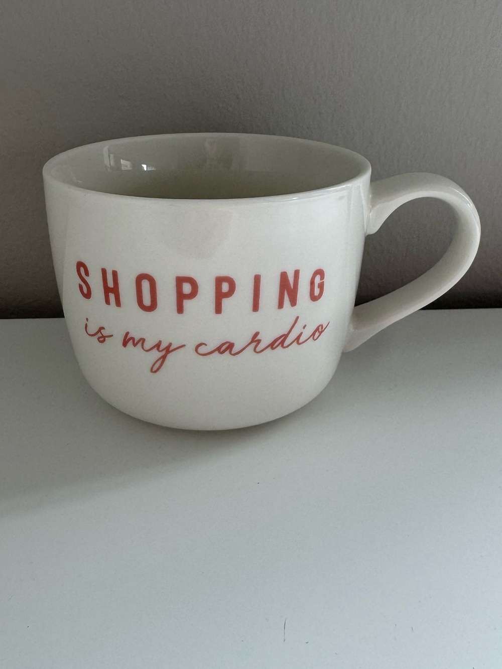 Shopping Is My Cardio Mug | Funny Coffee Cup | Shopaholic Gift